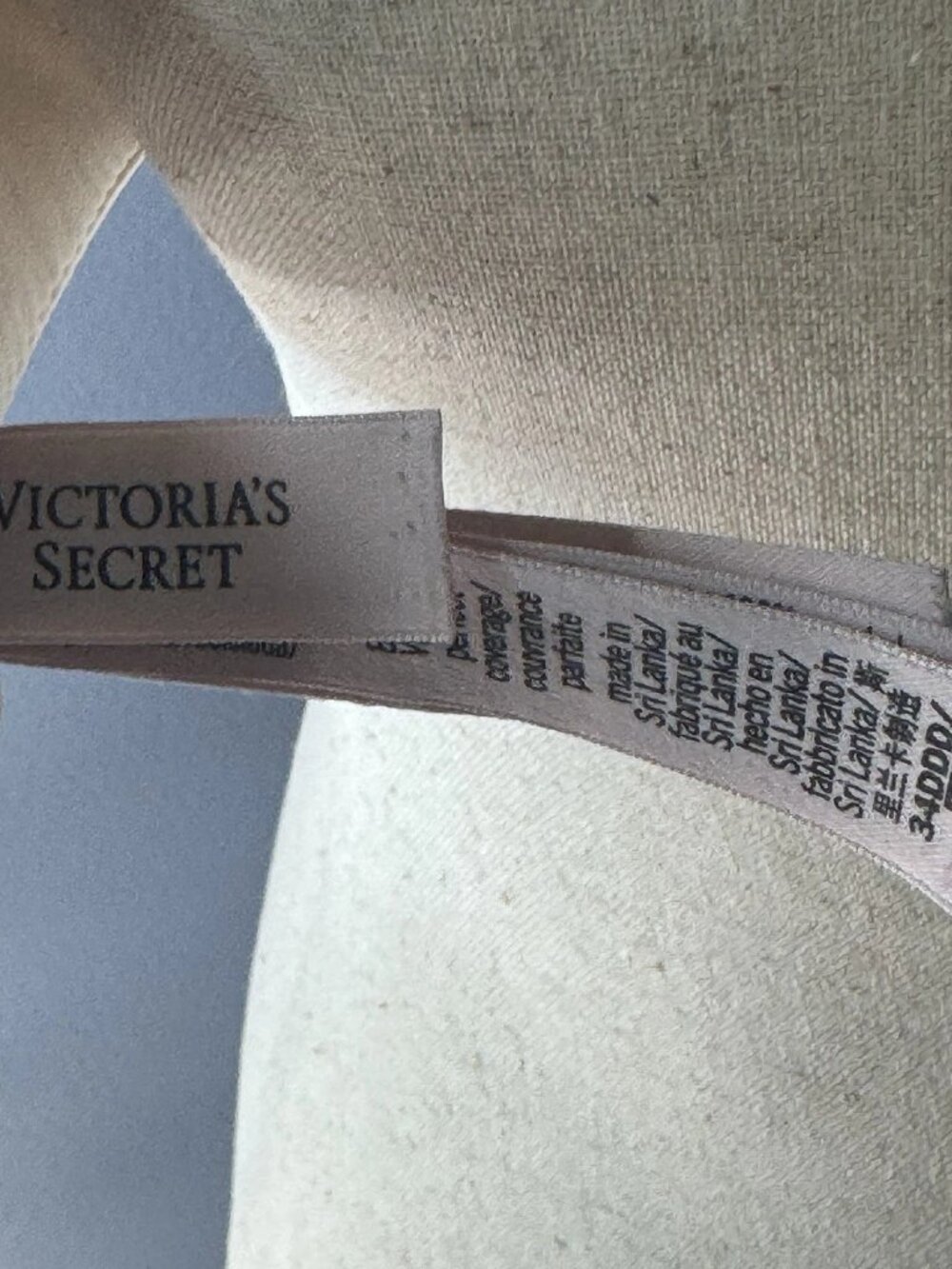 Victoria's Secret Body by Victoria Full Coverage Bra 34DDD Taupe Nude - Picture 12 of 13